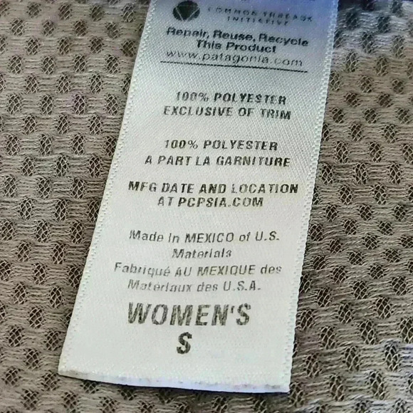 PATAGONIA Retro-X Deep Pile Fleece Brown Sherpa Vest Women's Small Walking B2 - Picture 4 of 6